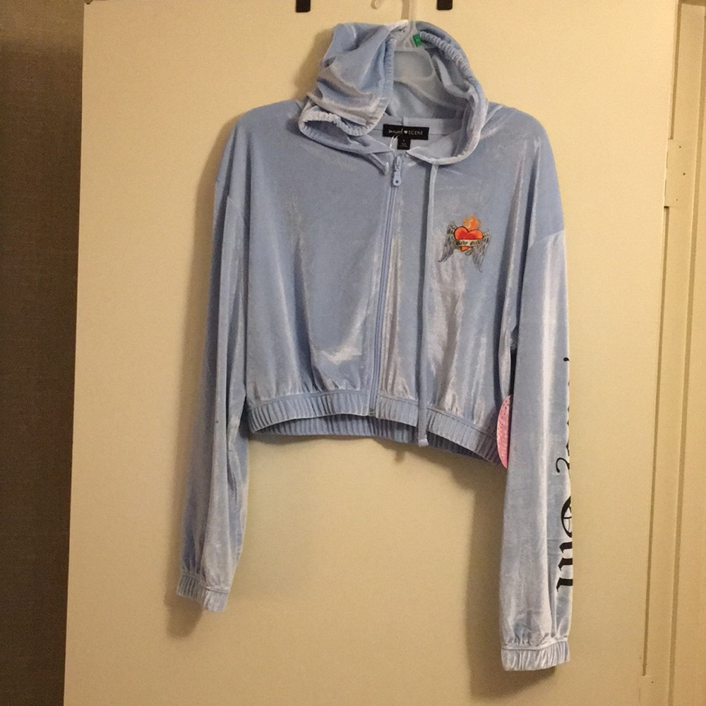 Baby Girl Cropped Zip Up ✨NWT✨
